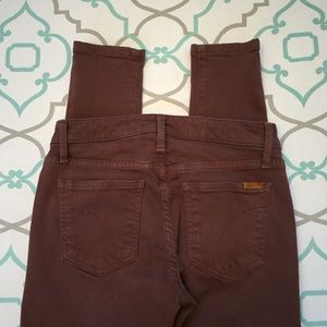 😍❤️Joe's Jeans 26 1/2❤️😍Beautiful Soft Red Brown